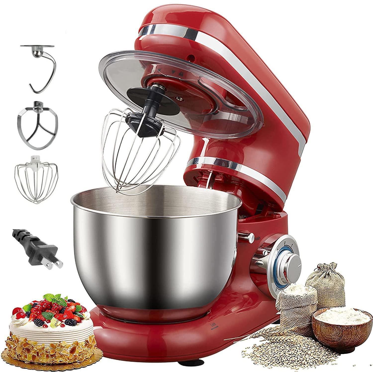 Amazon | 業務用スタンドミキサー 卓上ミキサー スタンドミキサー 5L大