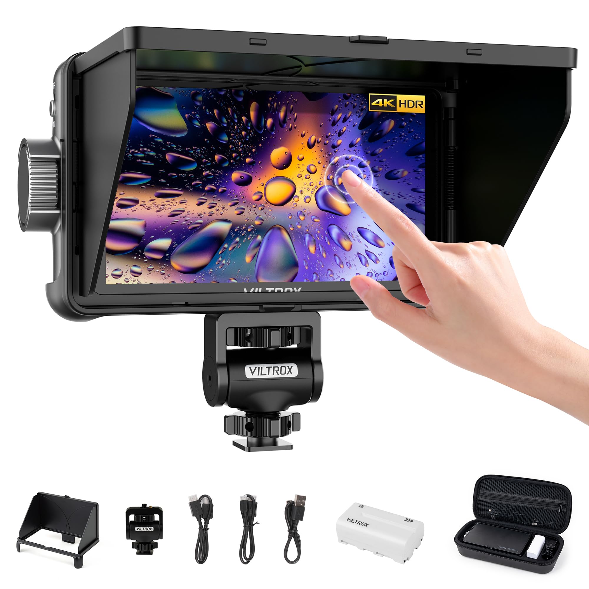 Amazon.com : VILTROX DC-550 Touch Screen DSLR Camera Field Monitor