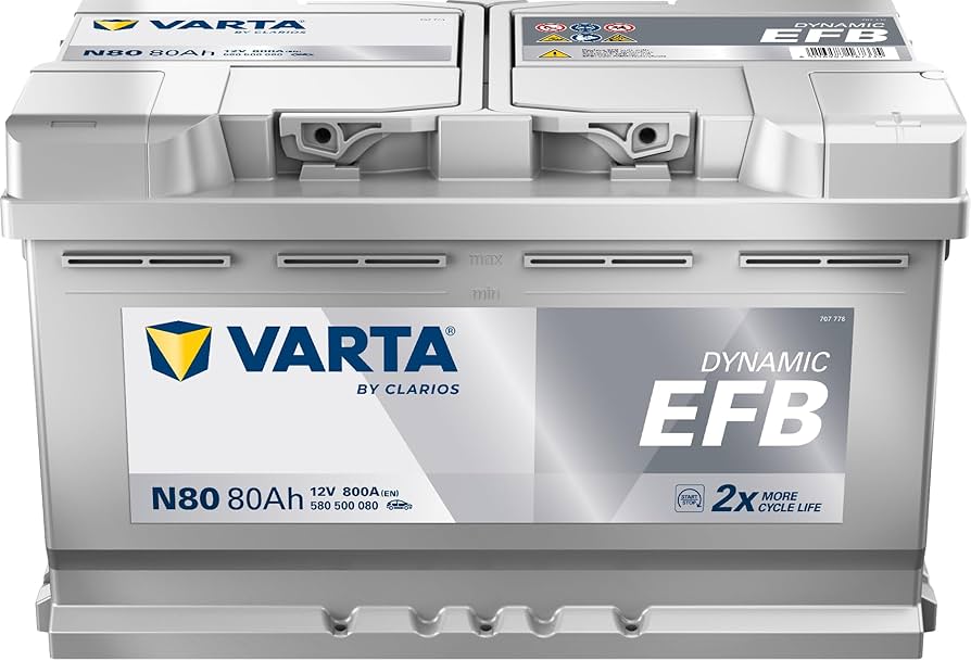 Amazon | VARTA LN4 EFB バッテリー ブルーダイナミック N80|バルタ