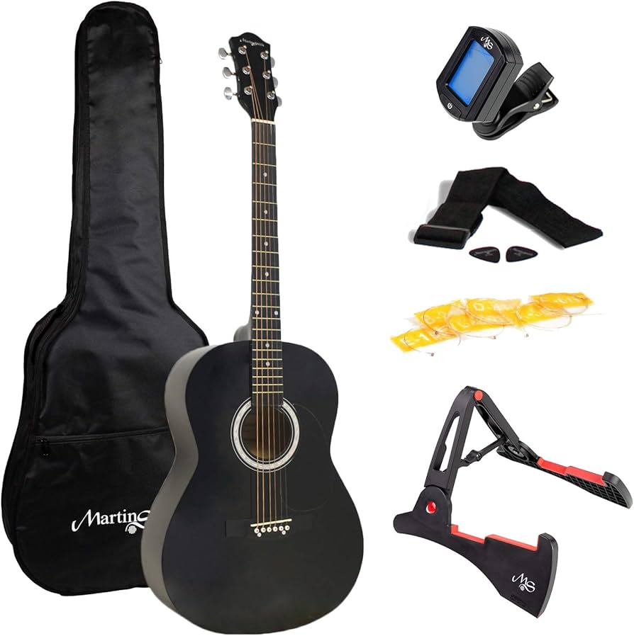 Amazon | Martin Smith アコースティックギター ブラック 初心者セット