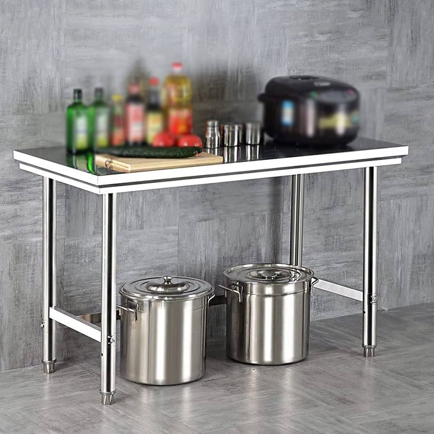 Amazon.co.jp: ステンレステーブル ワークテーブル ステンレス台 三方