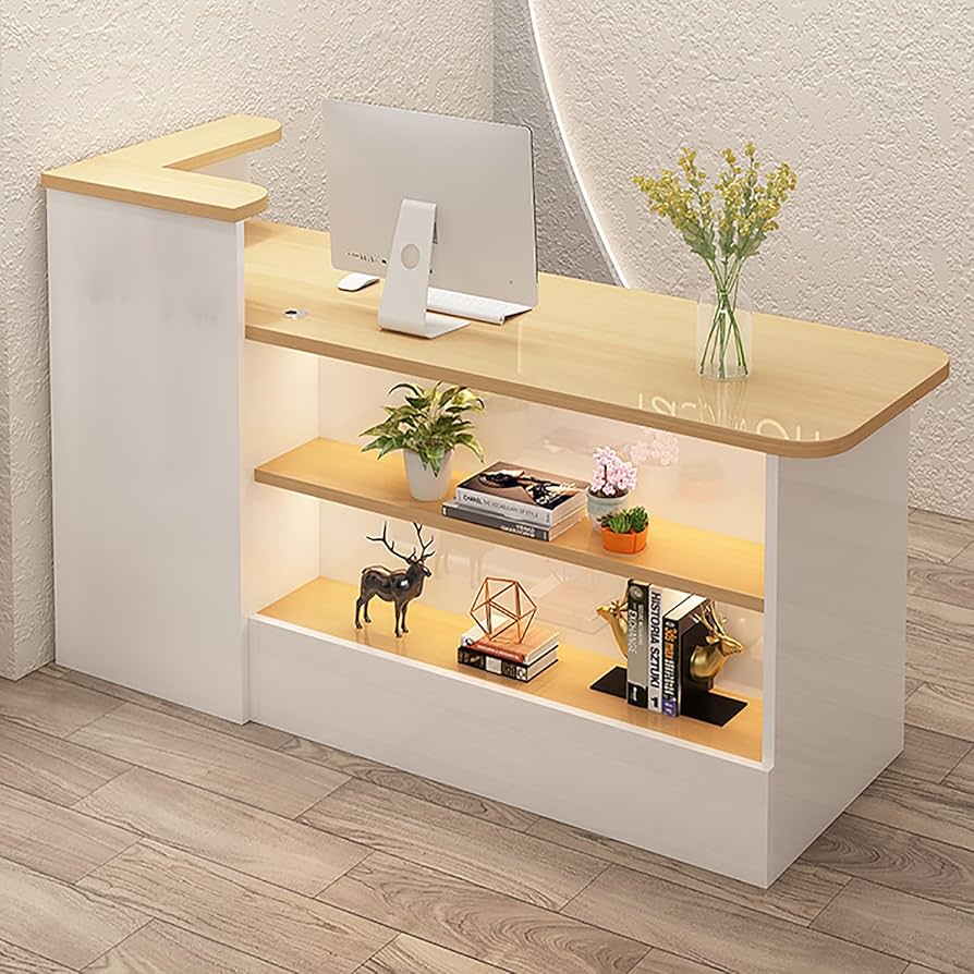 Amazon.co.jp: レジカウンター 受付カウンター 組み立てレジ台