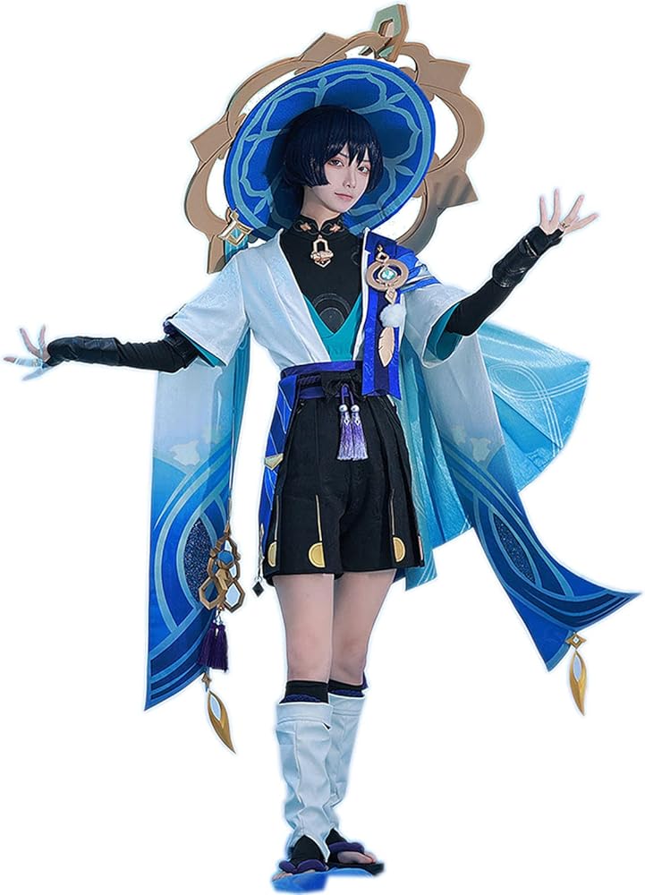 Amazon.co.jp: 【Azuiblc】原神 スカラマシュ 放浪者 散兵 S コスプレ