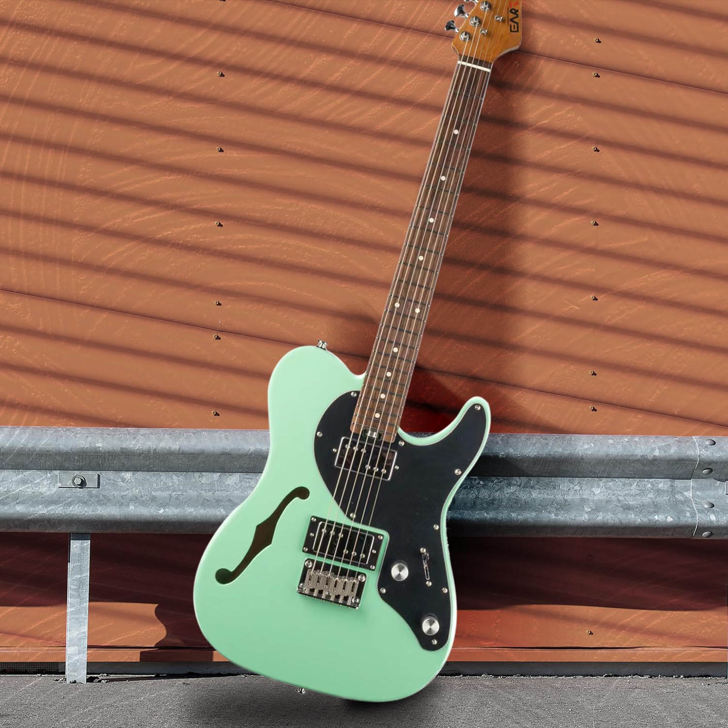 Amazon | EART E-TT72 6弦セミホロウボディ・エレキギター 多彩な演奏
