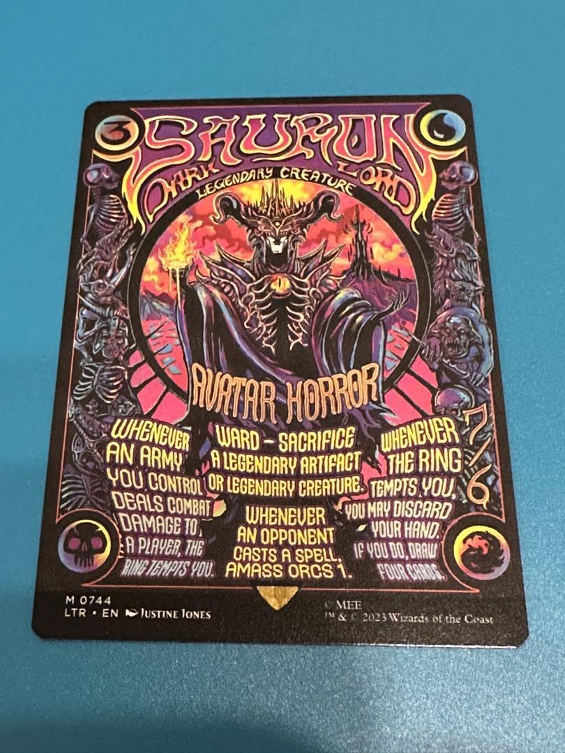 冥王、サウロンホリデーリリースポスターfoil 1枚