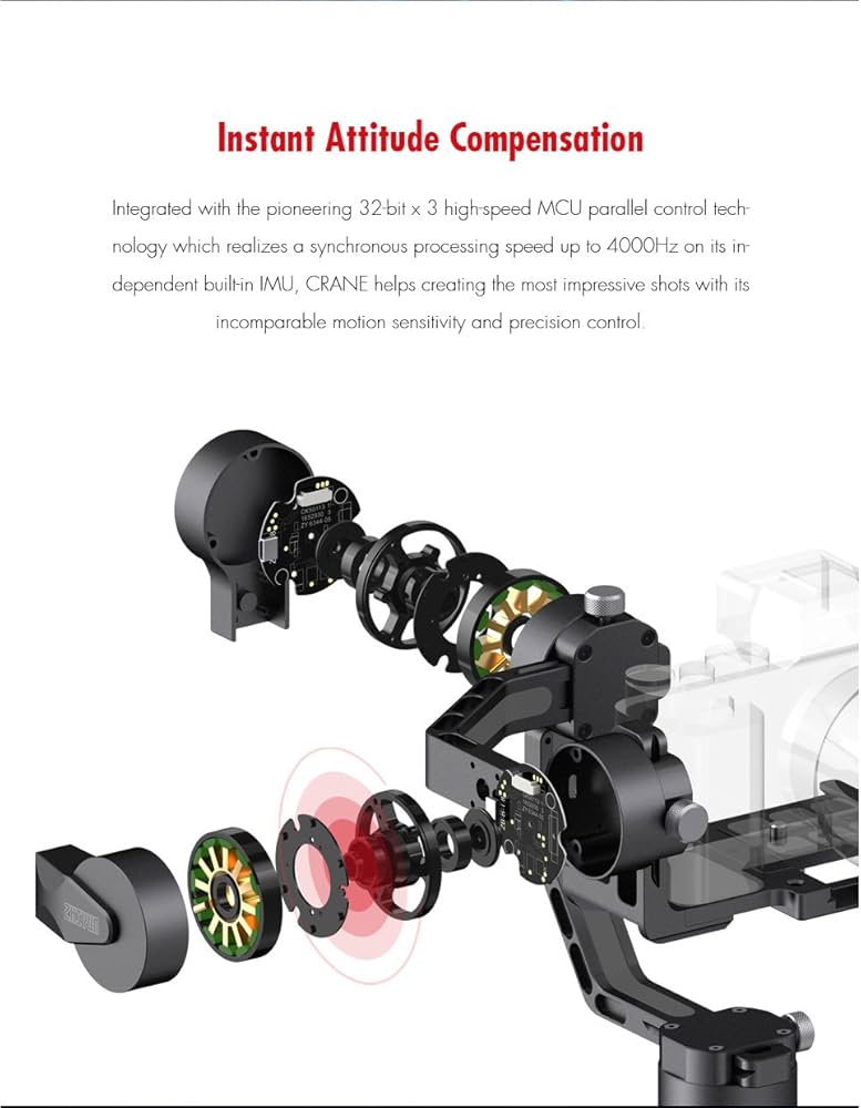 Amazon.co.jp: Zhiyun Crane V2 新型3軸手持ちジンバル 撮影安定