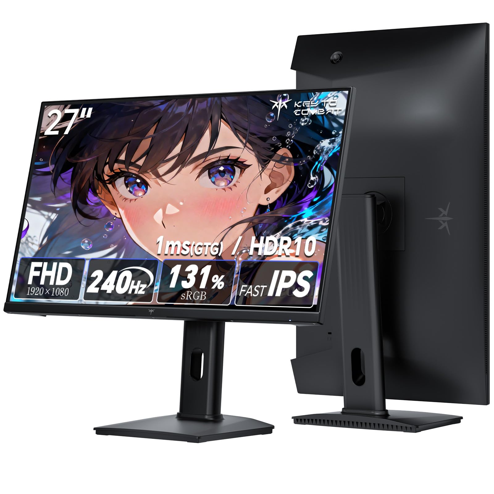 Amazon.co.jp: KTC 27 インチ ゲーミングモニター (240Hz/FHD/1ms/Fast