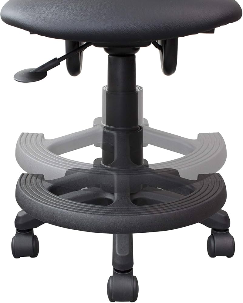 Amazon.co.jp: DUOREST デスクチェア グレー 幅47×奥行47×高さ80-91cm