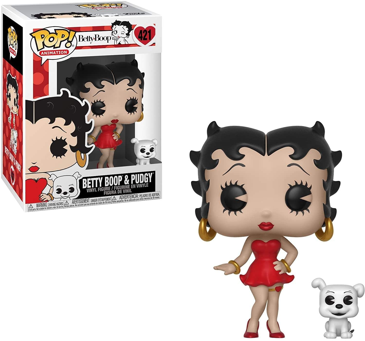Amazon | FUNKO POP! & BUDDY: Betty Boop w/ Pudgy | フィギュア