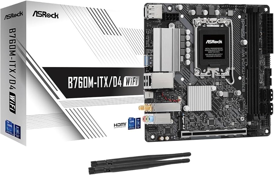 Amazon.com: ASRock B760M-ITX/D4 WiFi Supports 13th Gen & 12th Gen
