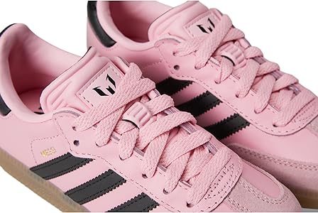 Amazon.com | Adidas Unisex Samba Messi J Light pinkCore Black/GUM4