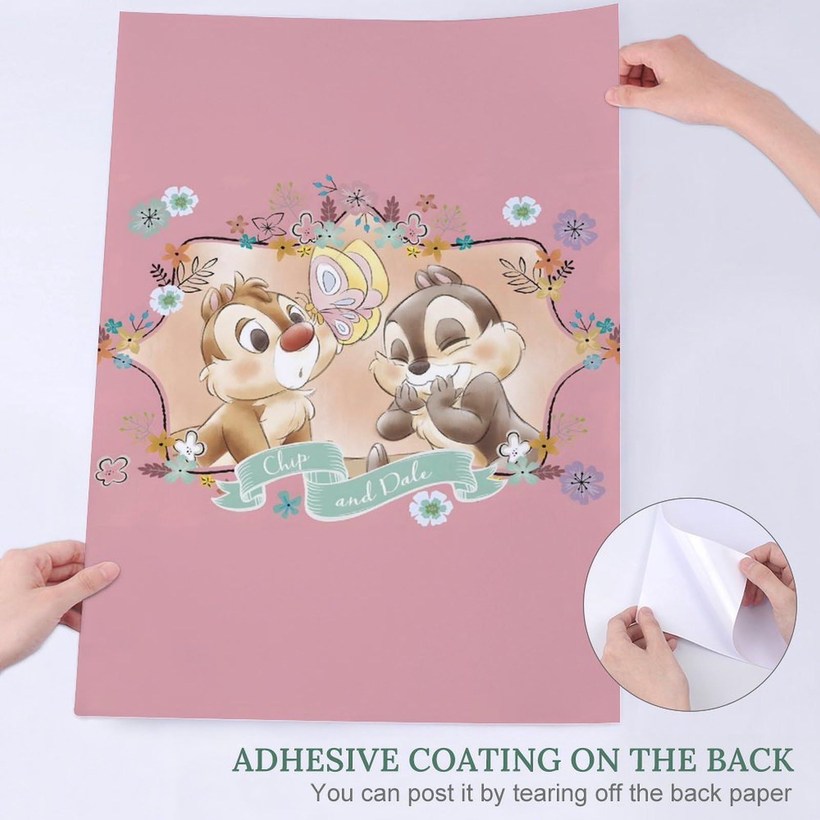 Amazon.co.jp: チップとデール ポスター 絵画 インテリア 壁紙用 壁紙