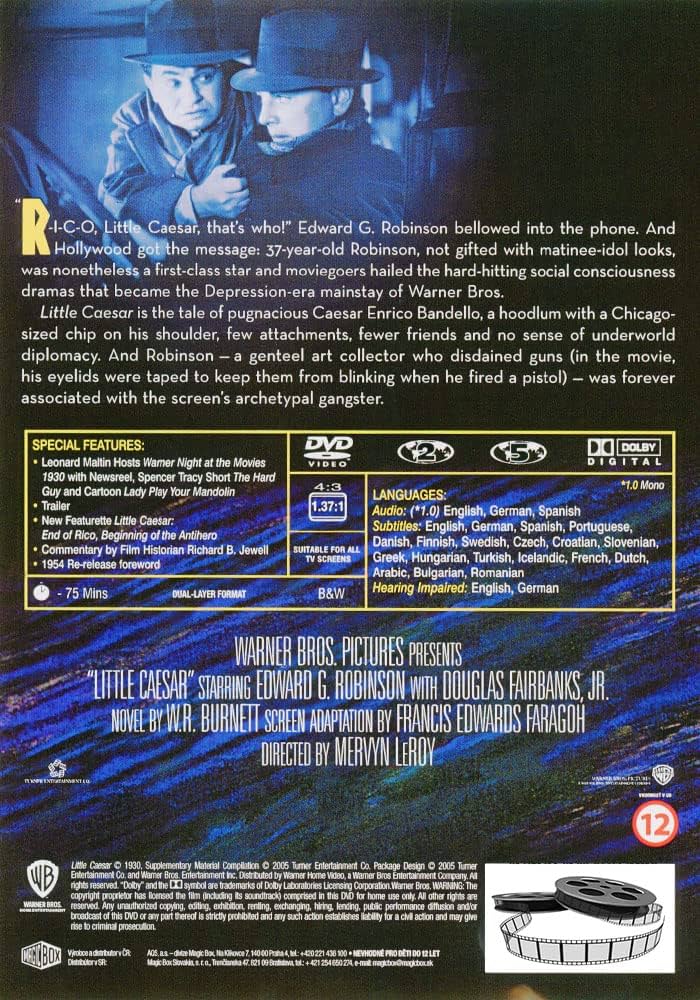 Little Caesar - Edward G. Robinson [DVD] [1931] : Amazon.com.au