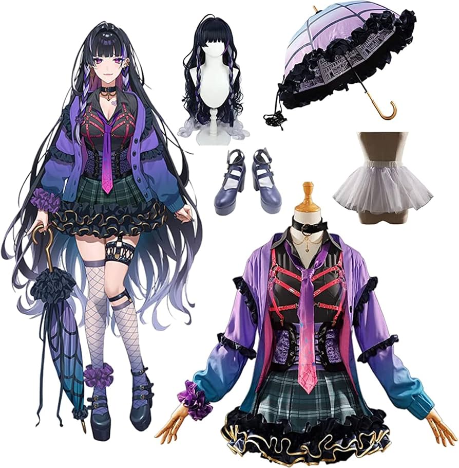 Amazon.co.jp: YouTuber VTuber コスプレ衣装 狂蘭 メロコ Meloco