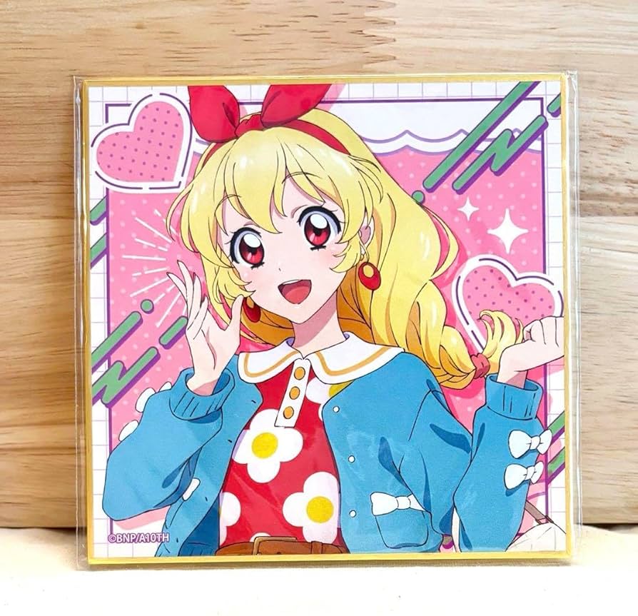 Amazon.co.jp: アイカツ TUTAYA限定 ミニ色紙 星宮いちご レトロポップ