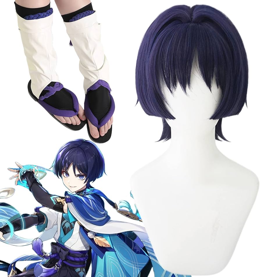 Amazon.co.jp: Plazhen 原神 コスプレ ウィッグ 放浪者 Wanderer