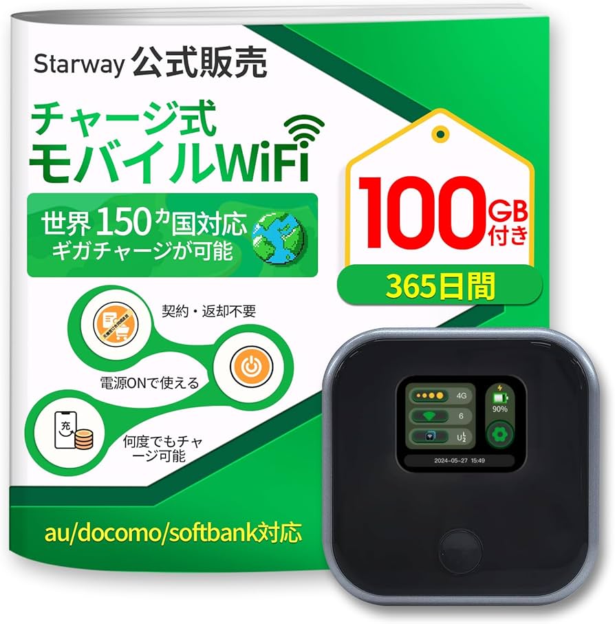 Amazon.co.jp: Starway ポケットwifi wifi ルーター 契約不要 国内