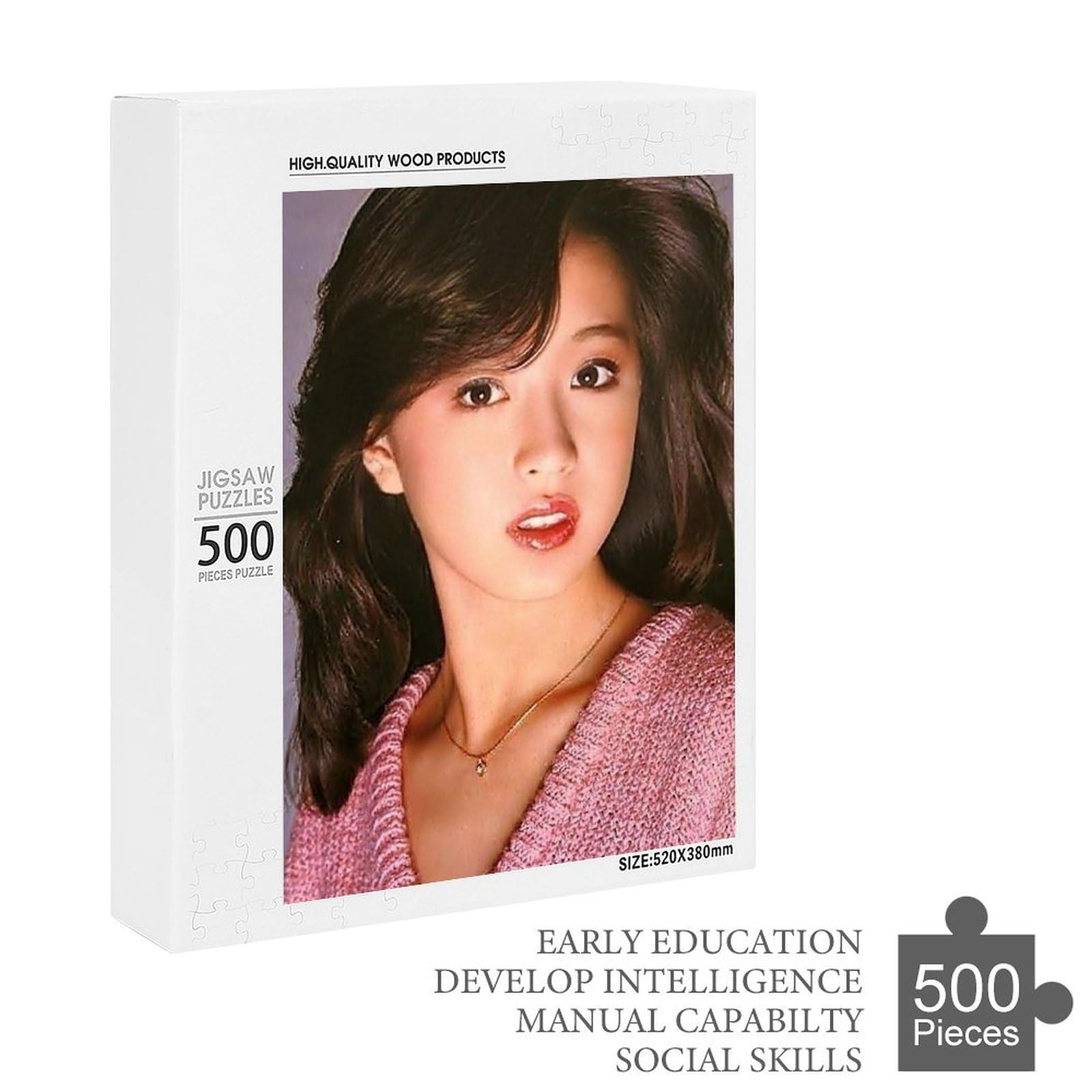 Amazon.co.jp: 中森明菜 ジグソーパズル 木製 パズル 壁飾り 初心者