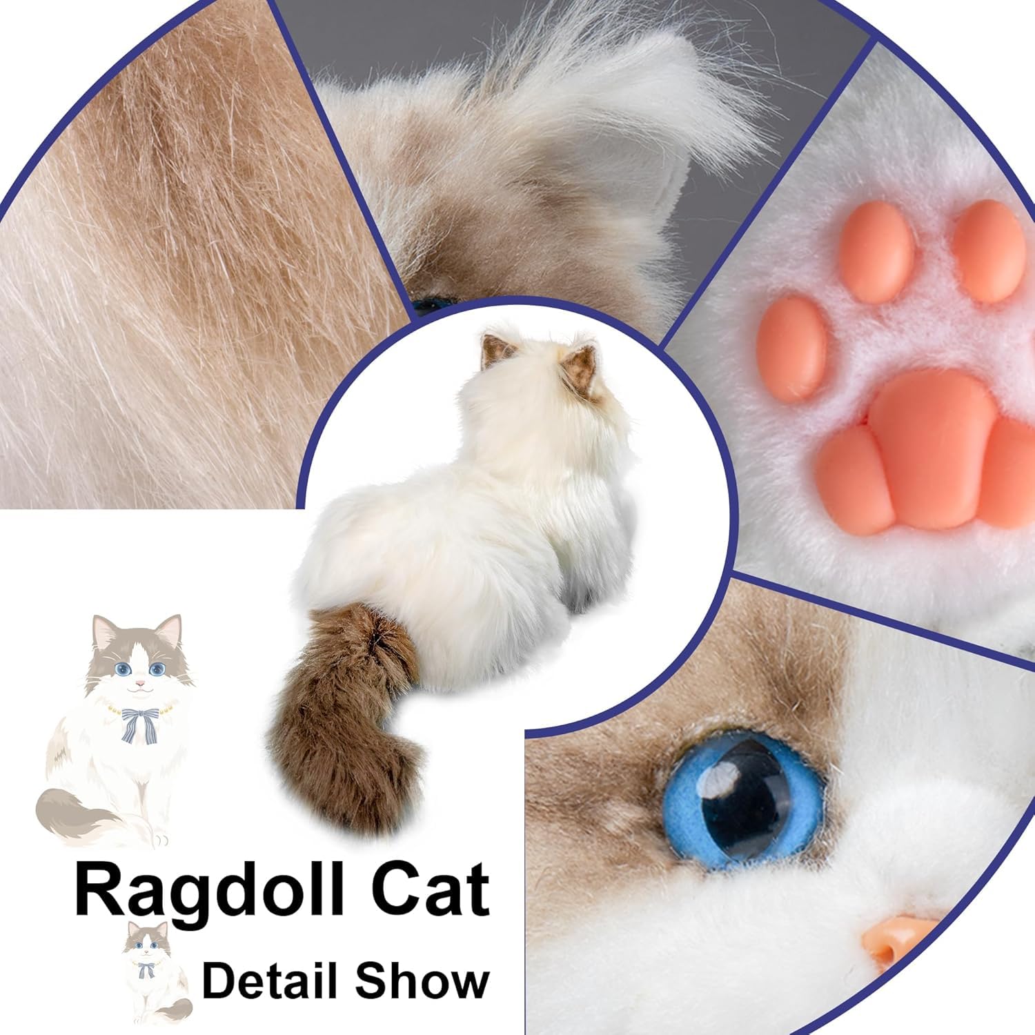 Amazon.co.jp: Chongker 加重4.5ポンド ぬいぐるみ ハンドメイド