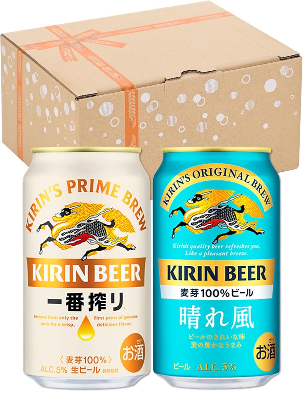 Amazon.co.jp: 一番搾り キリン ビールギフト 350ml×12本 一番搾り6本+
