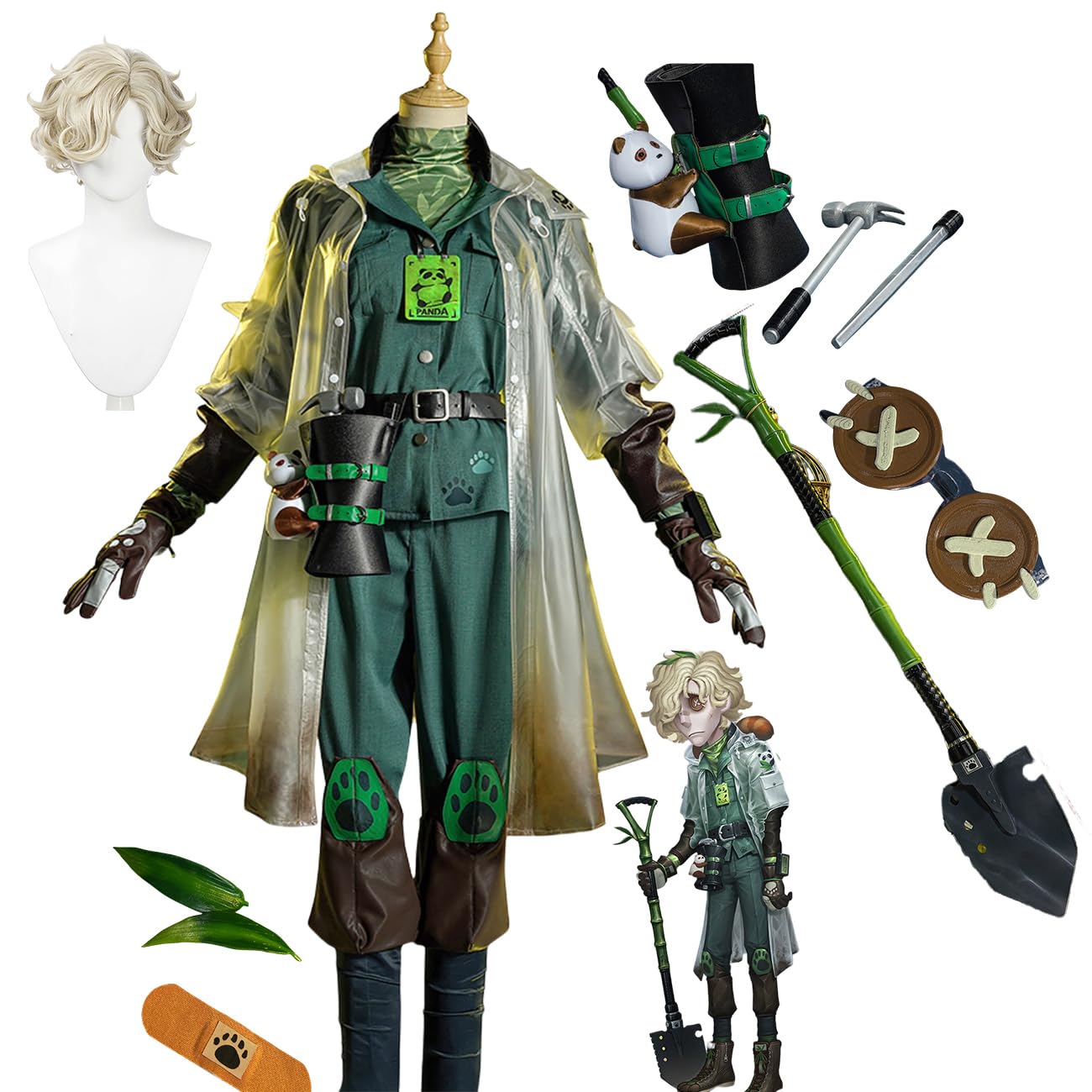 Amazon.co.jp: [HAOJEE]第5人格 墓守 アンドルー・クレス 庭園