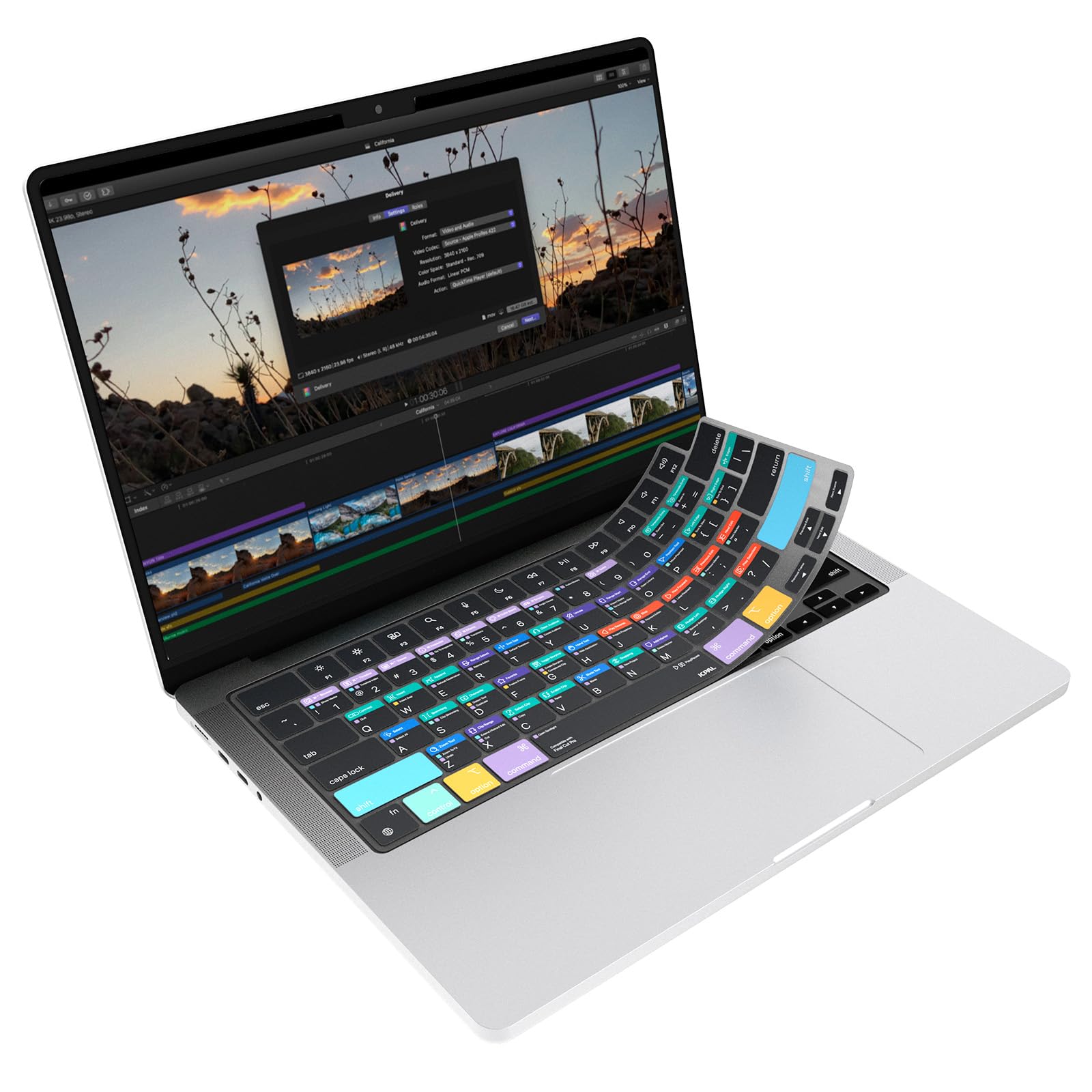 Amazon.com: JCPal Final Cut Pro Shortcut Guide Keyboard Cover for