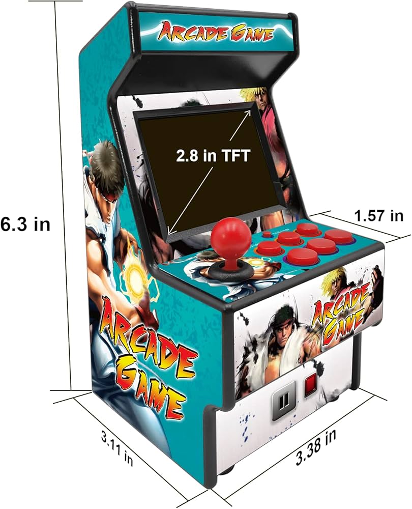 Amazon | ミニアーケードゲームマシン – 156種類のレトロゲーム