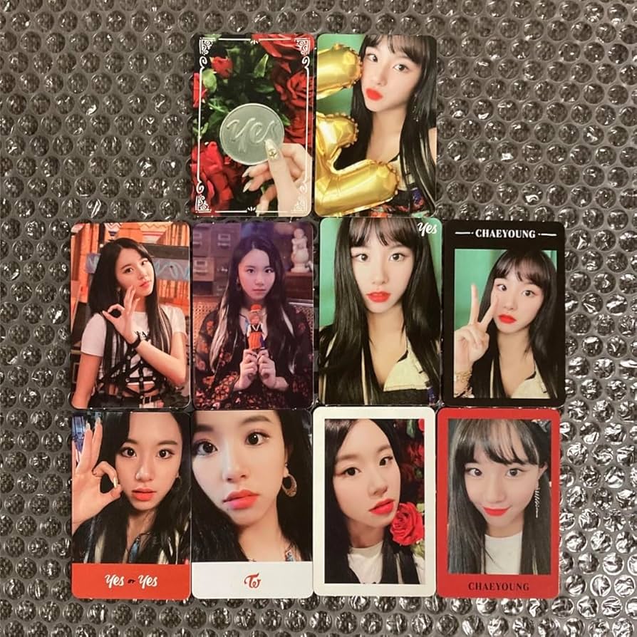 Amazon.co.jp: TWICE トレカ チェヨン 10枚 コンプリート yes or yes