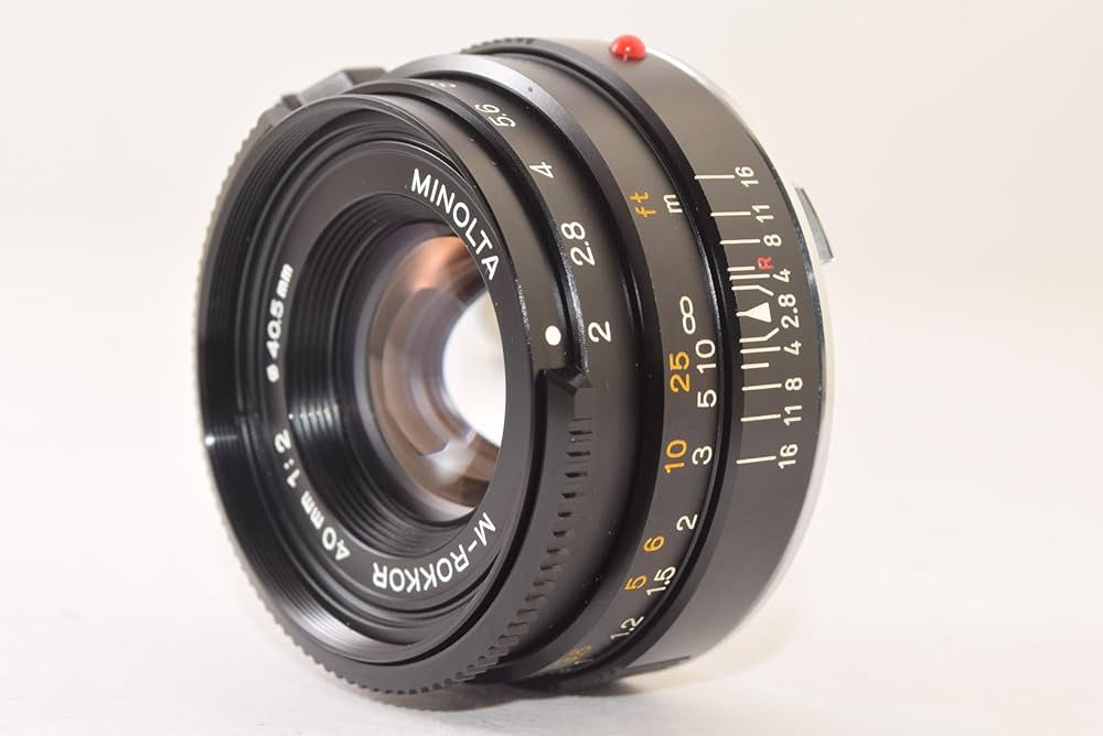 Amazon | MINOLTA ミノルタ M-ROKKOR 40mm F2 | 一眼レフカメラ 通販