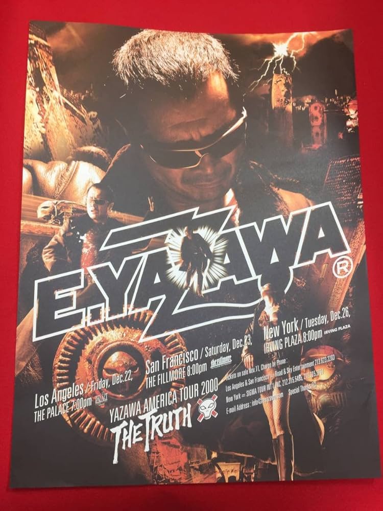 Amazon.co.jp: ub48967矢沢永吉 THE TRUTHポスター アメリカツアー2000