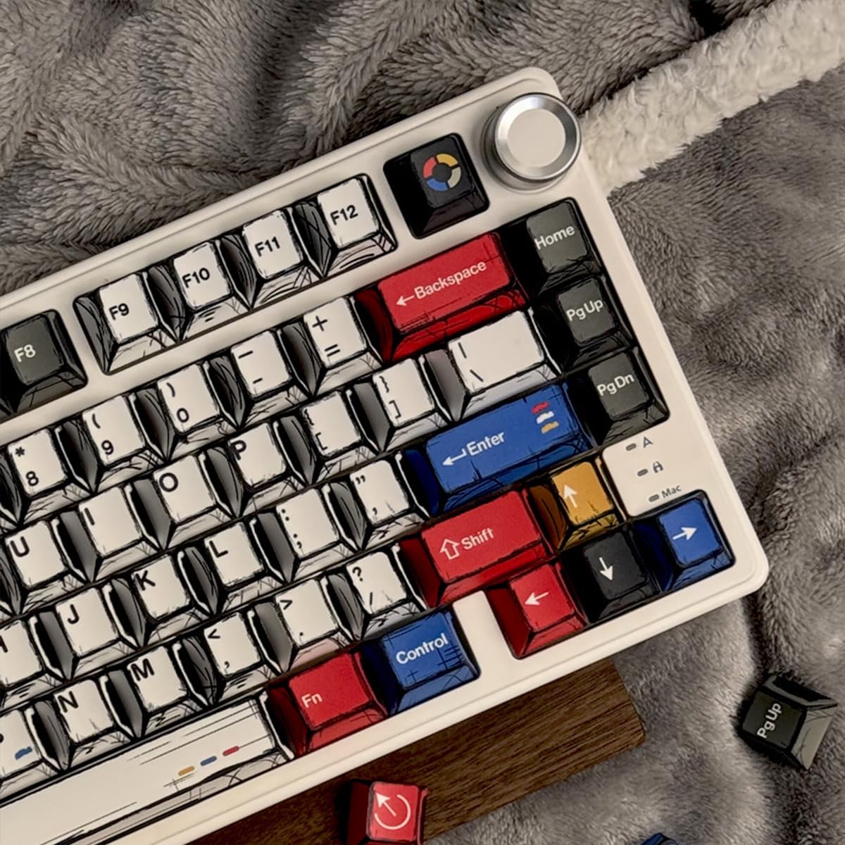 Amazon | コミックスタイル ゲーミング キーキャップ セット 136個