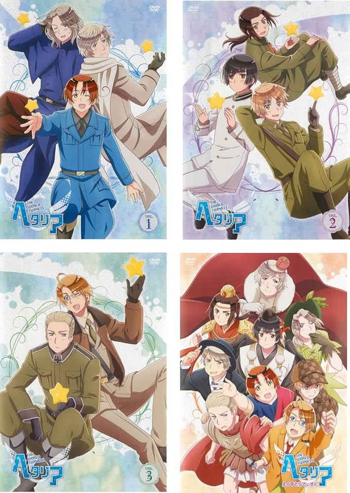 ね*)様 ヘタリア The World Twinkle アニメイト限定版 全3巻 DVD