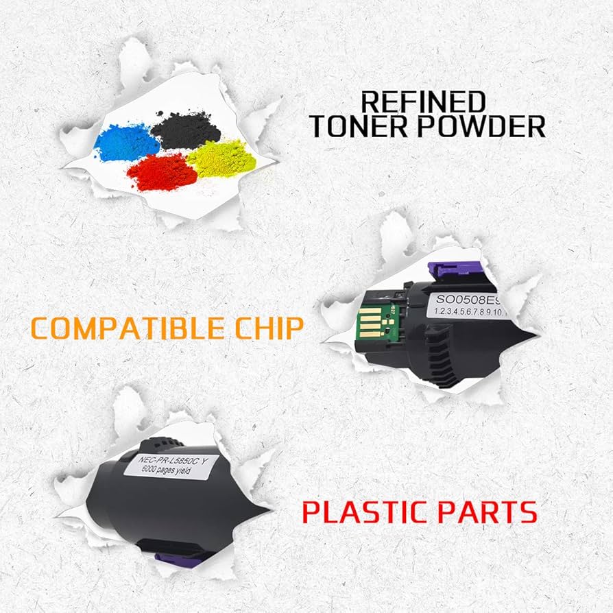 Amazon.co.jp: PR-L5850C互換トナーカートリッジ4色セット 大容量