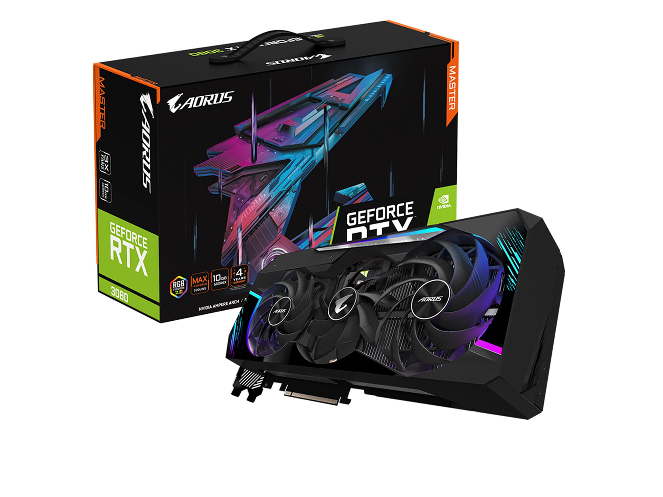 Amazon.com: GIGABYTE AORUS GeForce RTX 3080 Master 10G (REV3.0