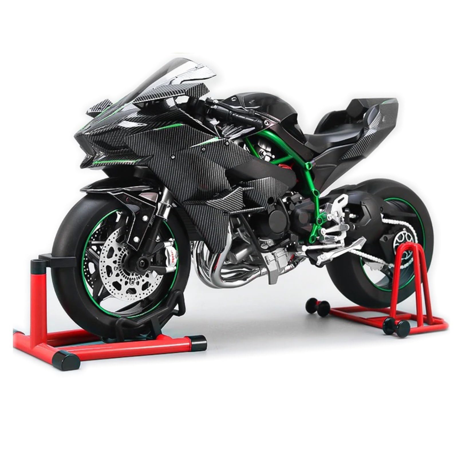 Amazon.co.jp: HTLNUZD 1/6スケール H2R 合金 ダイカスト バイク 音と