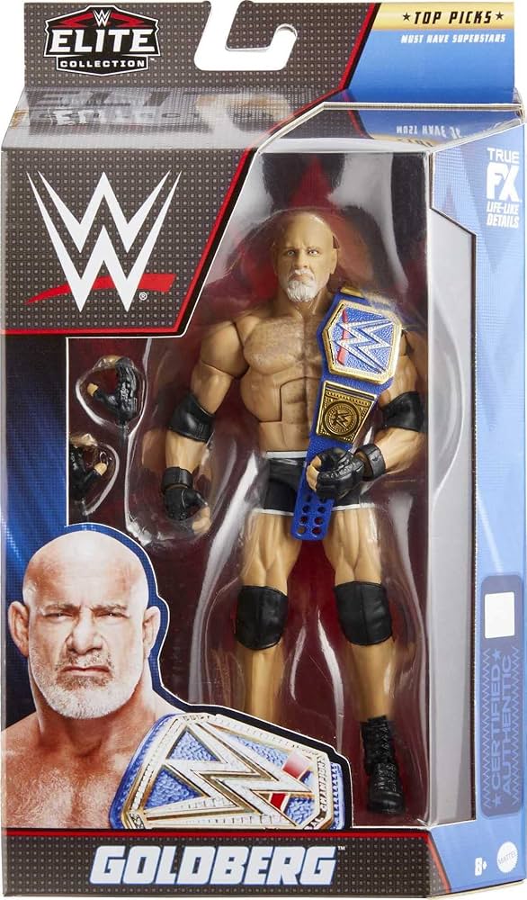 Amazon.com: WWE Goldberg Top Picks Elite Collection Action Figure
