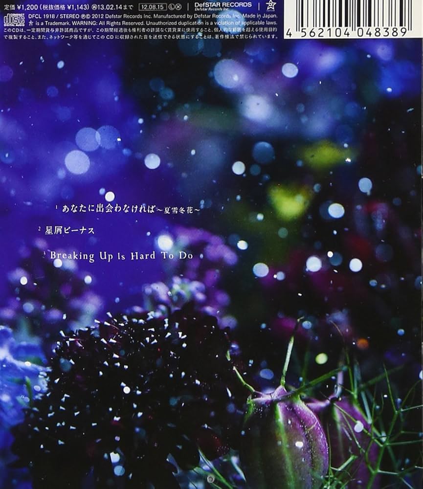 Amazon.co.jp: あなたに出会わなければ~夏雪冬花~/星屑ビーナス