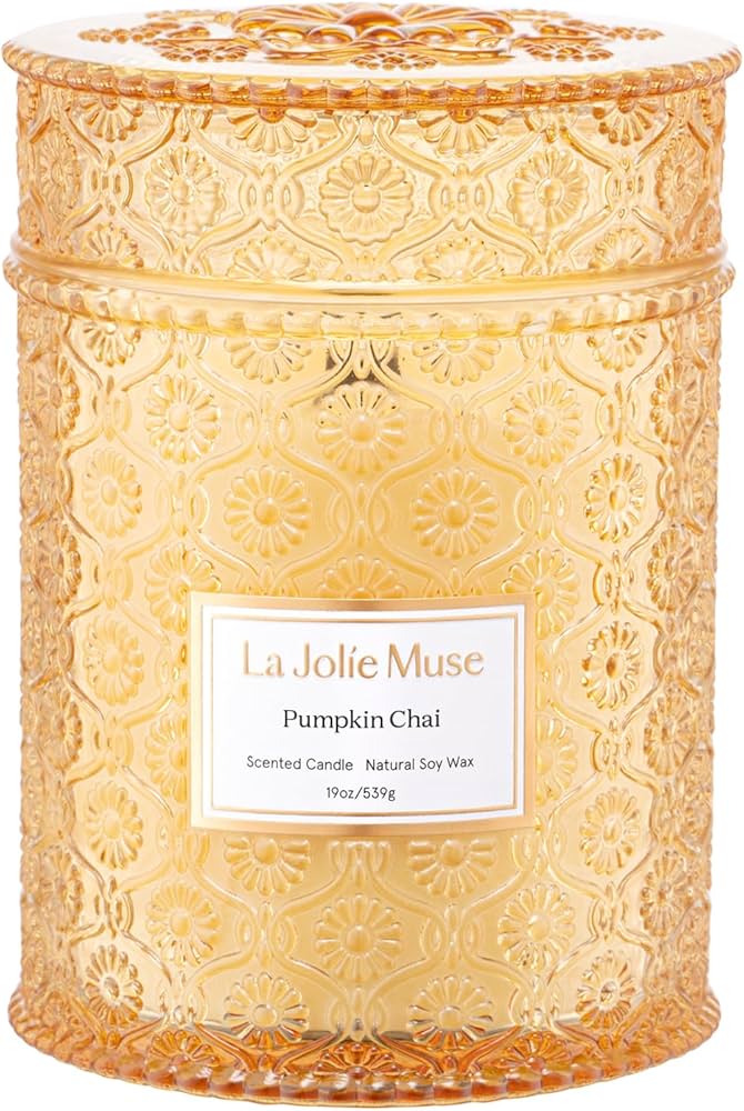 Amazon.com: LA JOLIE MUSE Pumpkin Chai Candle – Pumpkin, Spicy