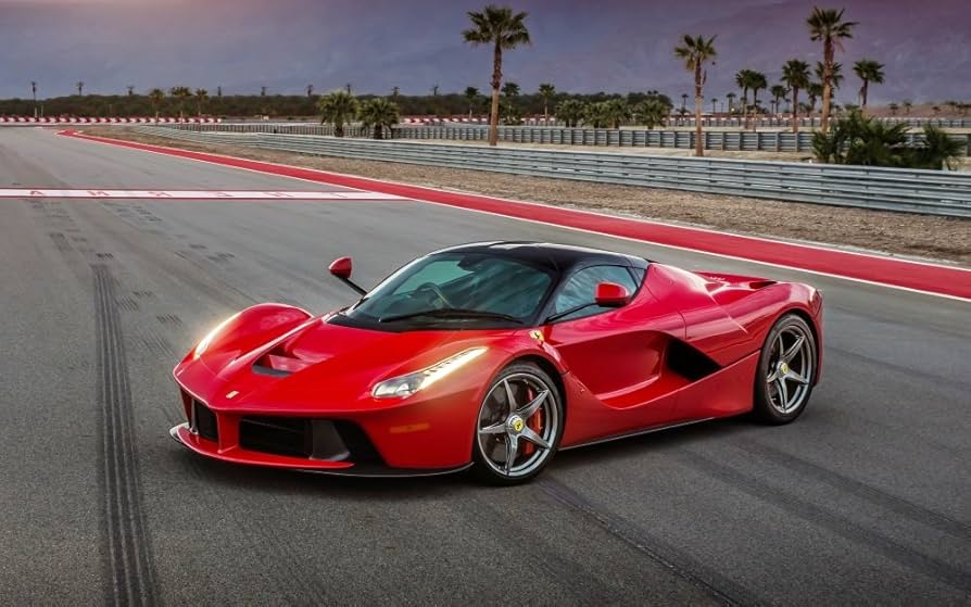 Amazon.co.jp: 絵画風 壁紙ポスター （はがせるシール式） フェラーリ