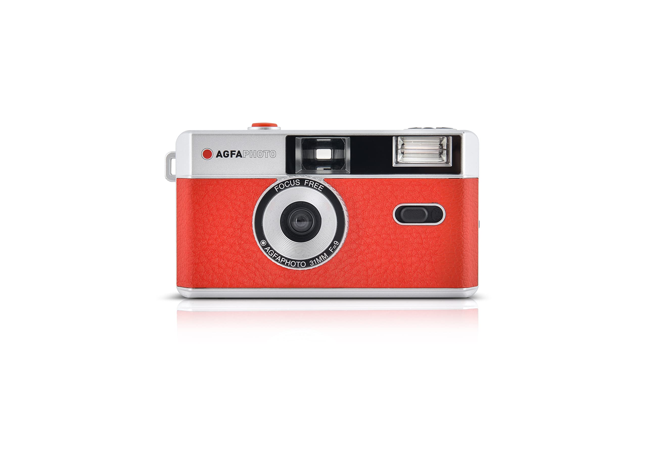 Amazon | AgfaPhoto Reusable Photo Camera 35mm red | コンパクト 通販
