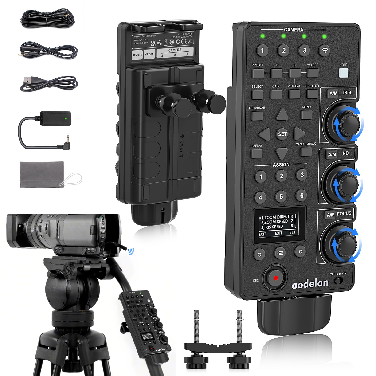 Amazon.com: Wireless and Wired Remote Commander & Lanc Camera Zoom