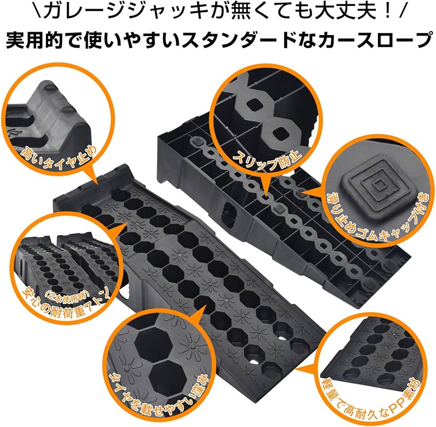 Amazon.co.jp: kaitou カースロープ カーランプ 2本セット 自動車用