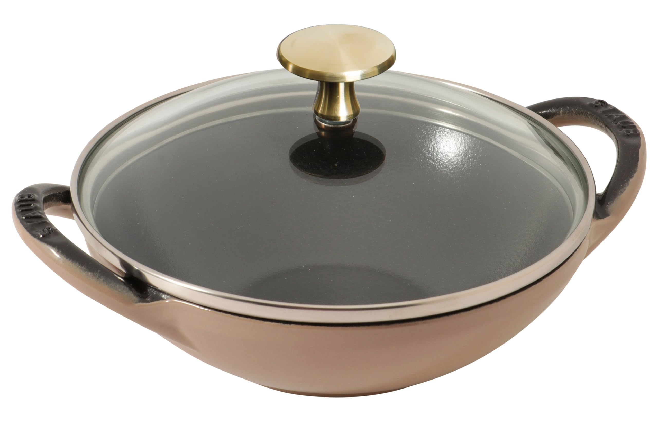 Amazon.co.jp: staub ストウブ 「 ベビー ウォック リネン 16cm 蓋付き