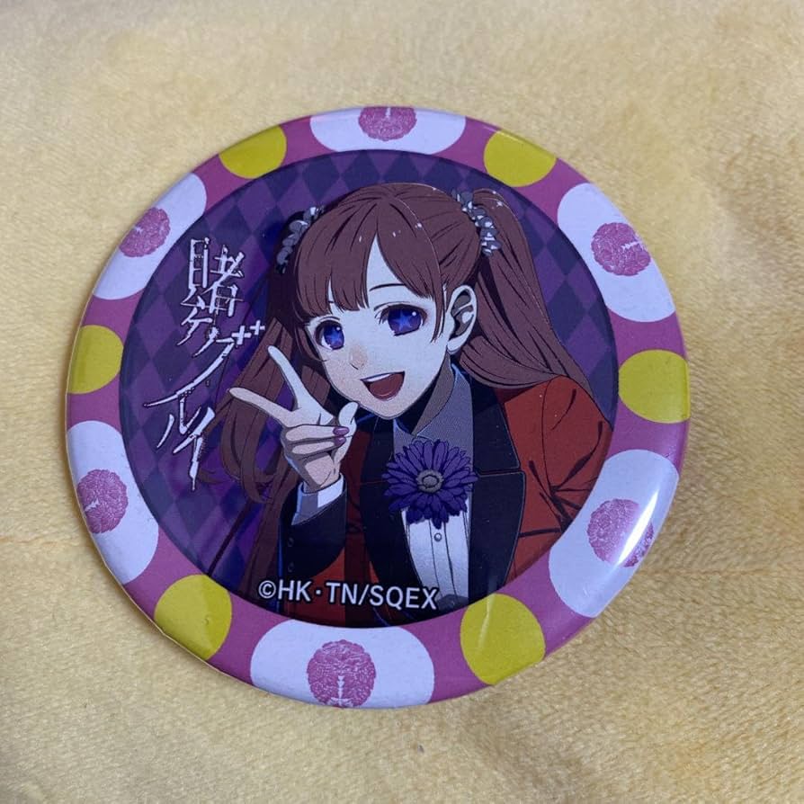 Amazon.co.jp: 賭ケグルイ 原作絵 夢見弖ユメミ 缶バッジ 公式品