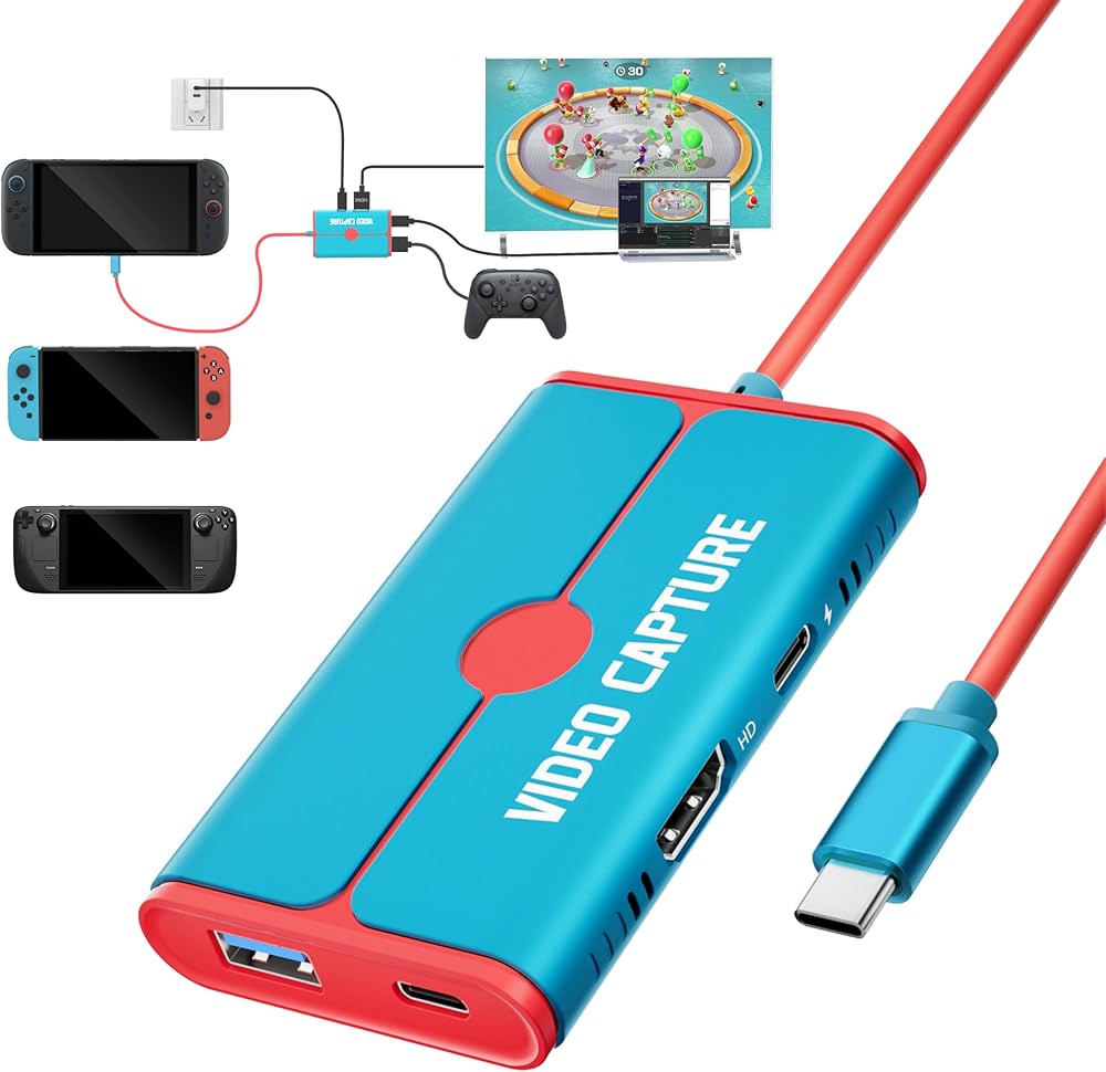 Amazon.co.jp: Switch キャプチャーボード Switch2対応 Switch初代用