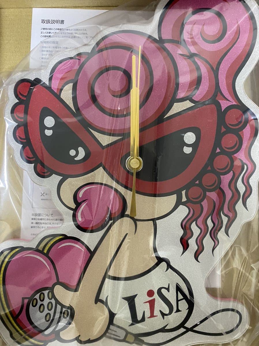 Amazon.co.jp: 100個Hystericmini LiSA MiNI Wall Clock ラメ入り