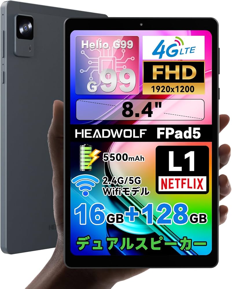 Amazon.co.jp: タブレット8インチ G99 Headwolf FPad5 Android 14