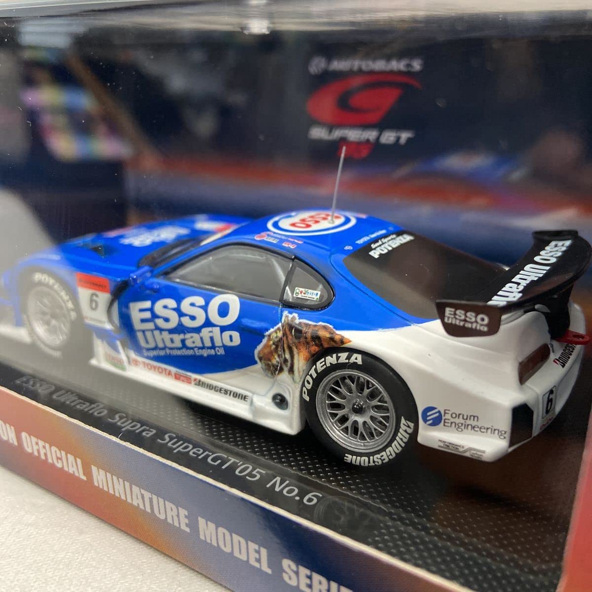 Amazon | EBBRO 1/43 ESSO Ultraflo Supra SUPER GT500 2005年 #6