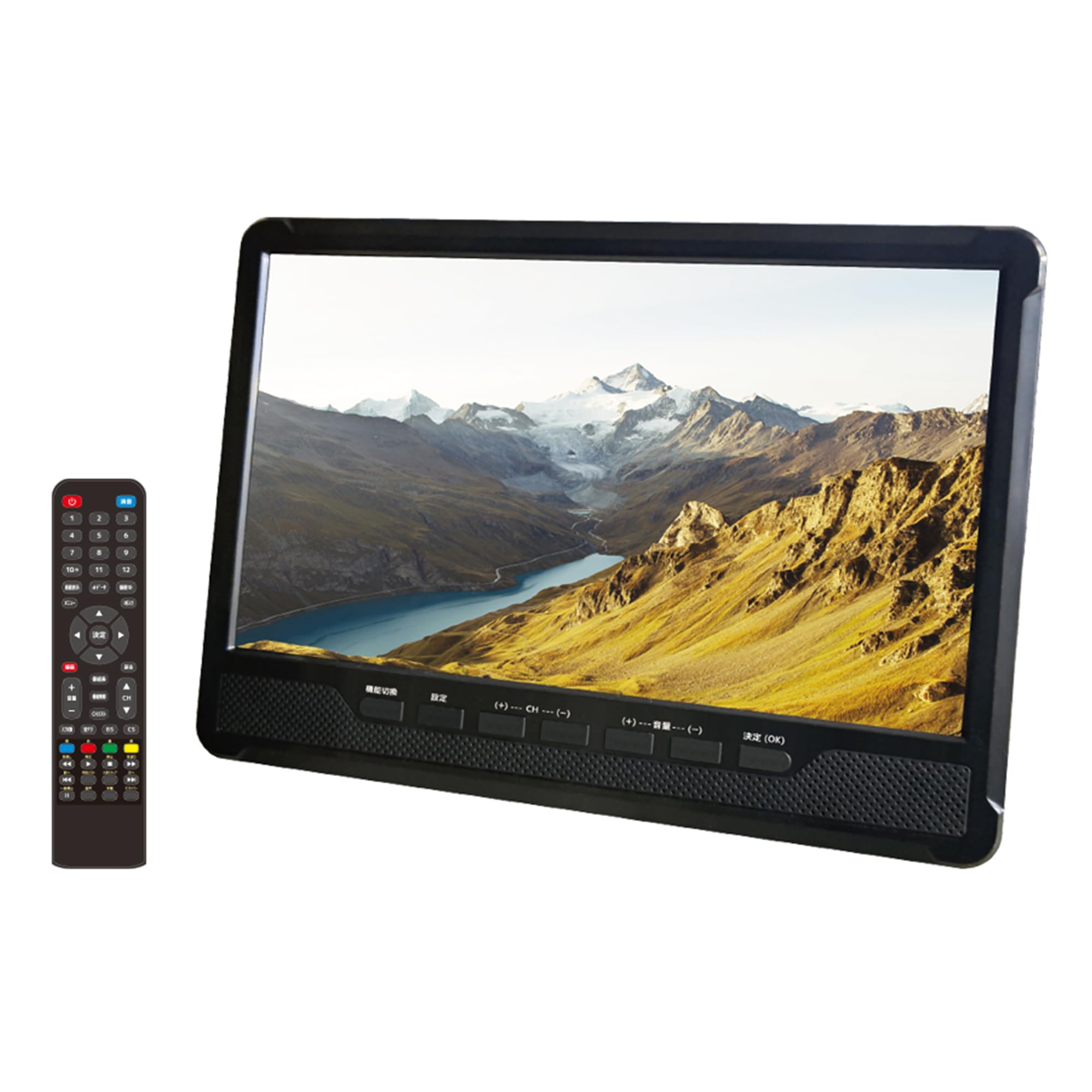 Amazon | OVERTIME 10.1型 地上・BS・CSチューナー搭載 録画機能付き