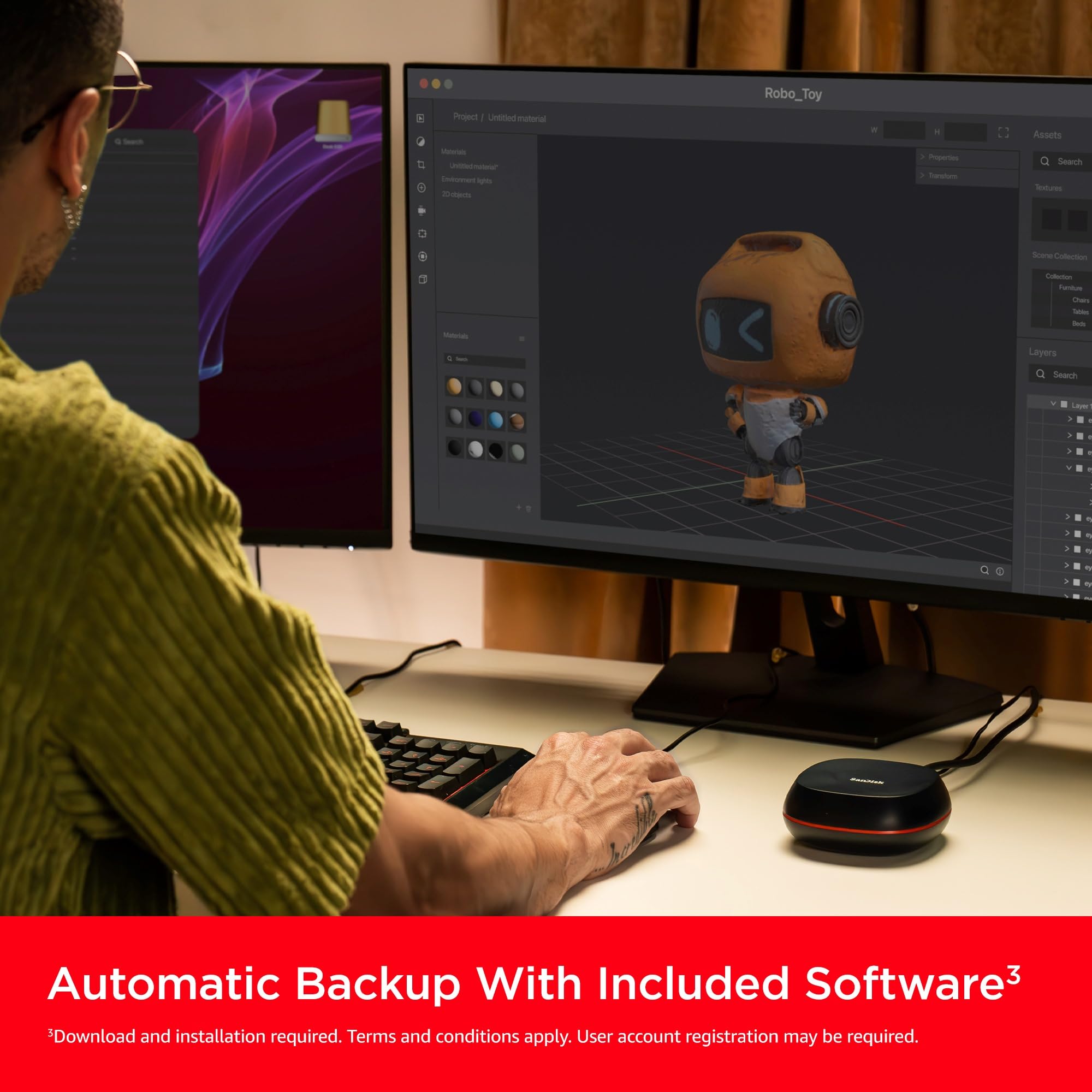 Amazon | SanDisk 8 TB Desk Drive - SSD esterno Desktop, USB Type-C
